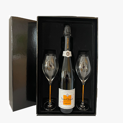 Veuve Clicquot Demi-Sec 75 CL Luxe geschenkbox met glazen