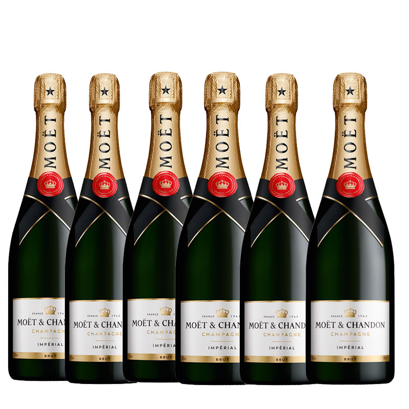 Pakket Moët & Chandon Brut Impérial 6 flessen à 75CL