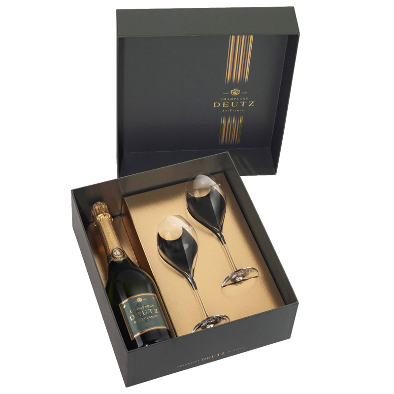 Deutz Brut Classic 75CL in giftbox met glazen