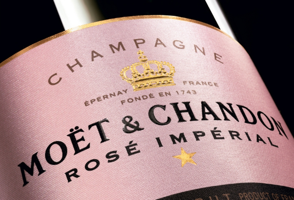 Pakket met 6 flessen à 75CL Moët & Chandon Brut Rosé Impérial 